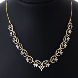 Floral Diamond Necklace