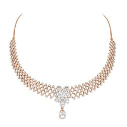 Elaborate Necklace in Rose Gold