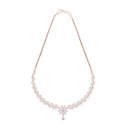 Leaf Trellis Diamond Necklace