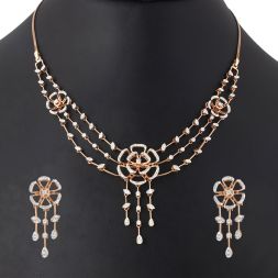 Timeless Rose Gold Astra Jewellery Set