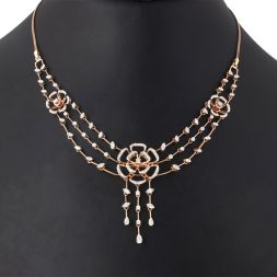 Gorgeous Astra Necklace in Rose Gold