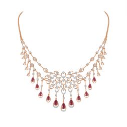 Glorious Diamond Astra Necklace