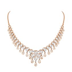 Balancing 14KT Rose Gold Necklace