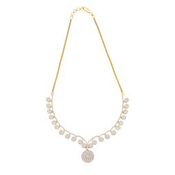 Delicate Rose Gold and Diamond Necklace