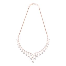 Dangling Necklace with Diamonds