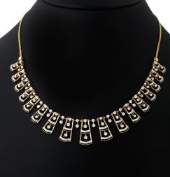 14KT Yellow Gold Diamond Necklace Set