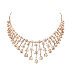 Sleek Diamond Necklace