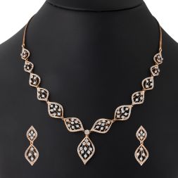 Adorable Rose Gold Jewellery Set