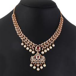 Resplendent Diamond Necklace