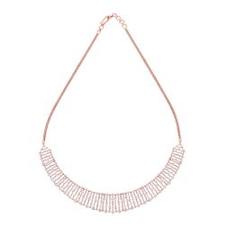 Elegant Astra Necklace in Gold and Diamonds