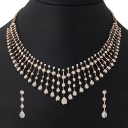 Glamorous 14KT Rose Gold Necklace