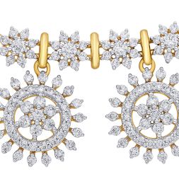 Dazzling 18KT Yellow Gold and Diamond Tanmaniya