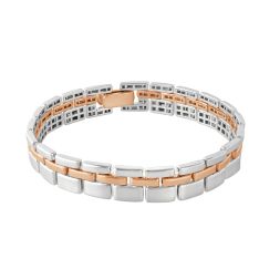 Understated Platinum Bracelet for Men