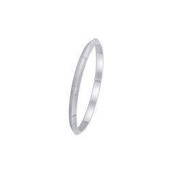 Understated Platinum Bangle