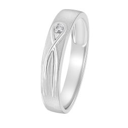 Dazzling Diamond and Platinum Ring For Men