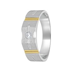 Radiant Platinum Finger Ring For Men