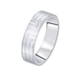 Classic Men's Ring in Platinum