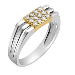 Well Crafted Men's Square Ring