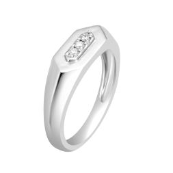 Platinum and Diamond Men's Ring