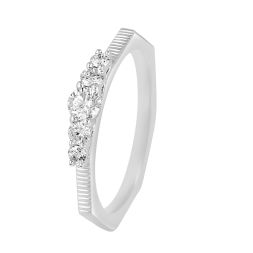 Stunning 950Pt Platinum Textured Ring