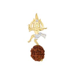 18KT Yellow Gold Nataraj Pendant