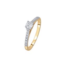 Bold Diamond and 18KT Rose Gold Men's Finger Ring